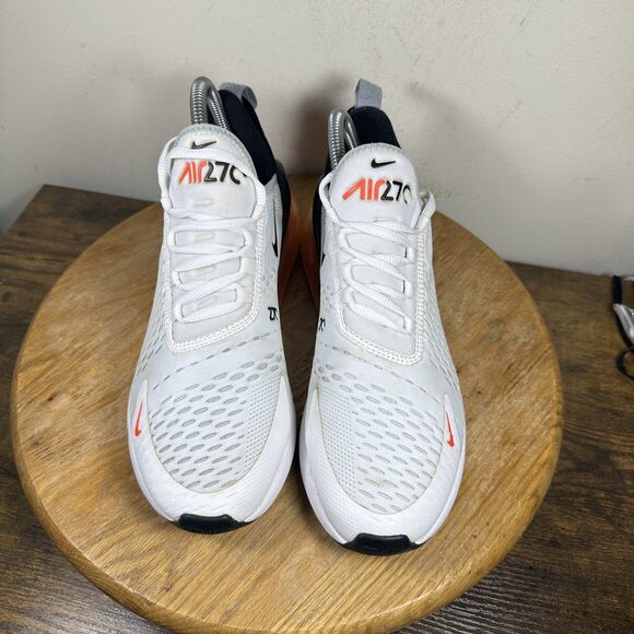 Nike Air Max 270 Shoes Mens Size 7.5 White Black Solar Red DH0616-100 Sneakers main image 7